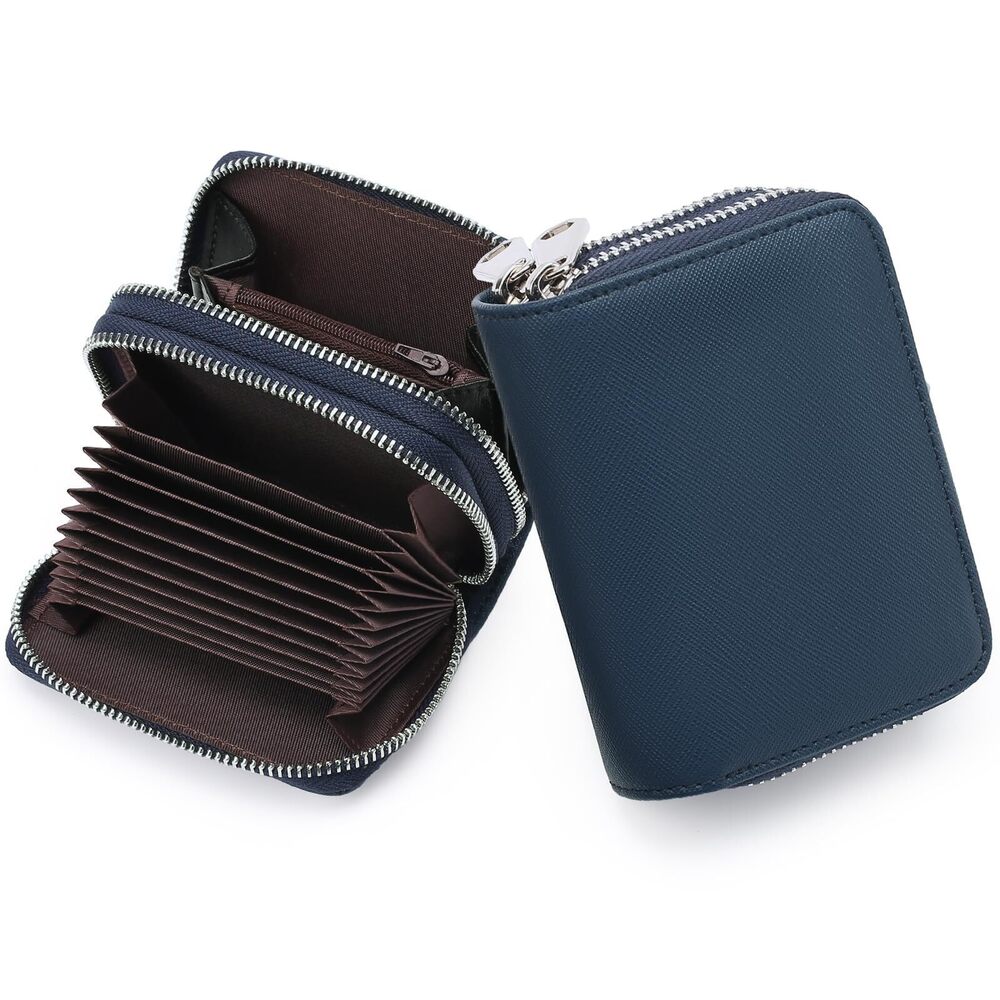 1441 Small Leather Wallet , RFID Blocking Credit Card Holder Wallet
